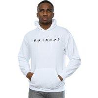 Friends Men's Text Logo Hoodie in White | Size: 2XL