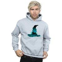 Harry Potter Men's Hogwarts Silhouette Hoodie in Grey | Size: Large