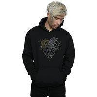 Harry Potter Men's Thestral Line Art Hoodie in Black | Size: Large