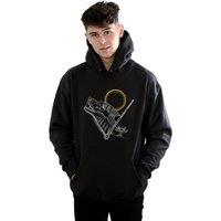Harry Potter Men's Werewolf Line Art Hoodie in Black | Size: Large