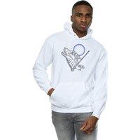 Harry Potter Men's Werewolf Line Art Hoodie in White | Size: Large