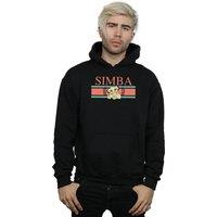Disney Men's The Lion King Simba Stripes Hoodie in Black | Size: XL