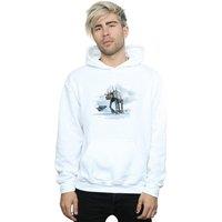 Star Wars Men's Christmas AT-AT Reindeer Hoodie in White | Size: XL