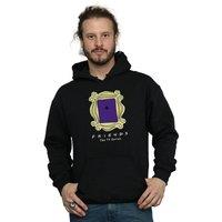 Friends Men's Door Peephole Hoodie in Black | Size: Small