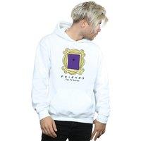 Friends Men's Door Peephole Hoodie in White | Size: Small