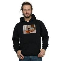 Friends Men's Boat Photo Hoodie in Black | Size: Small