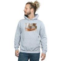 Friends Men's Boat Photo Hoodie in Grey | Size: 2XL