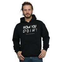 Friends Men's How You Doin? Hoodie in Black | Size: Small