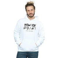 Friends Men's How You Doin? Hoodie in White | Size: Medium