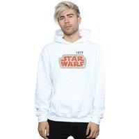 Star Wars Men's Retro Outline Hoodie in White | Size: Medium