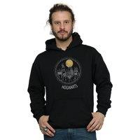 Harry Potter Men's Hogwarts Circle Hoodie in Black | Size: XL