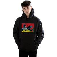 DC Comics Men's Batman Robin Slap Hoodie in Black | Size: XL