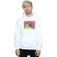 DC Comics Men's Batman Robin Slap Hoodie in White | Size: 4XL