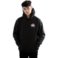 Coffee Cup Breast Print Hoodie