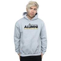 Harry Potter Men's Hogwarts Alumni Hufflepuff Hoodie in Grey | Size: Small
