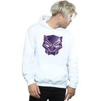 Marvel Men's Avengers Infinity War Black Panther Geometric Hoodie in White | Size: Large