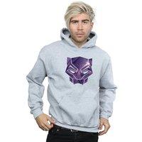 Marvel Men's Avengers Infinity War Black Panther Geometric Hoodie in Grey | Size: Large