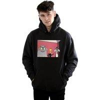 Looney Tunes Men's Christmas Postcard Hoodie in Black | Size: Medium