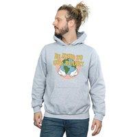Disney Men's Mickey Mouse Be Kind To Our Planet Hoodie in Grey | Size: Small