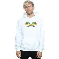 Harry Potter Men's Snitch Wings Pastels Hoodie in White | Size: 3XL