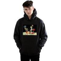 Looney Tunes Men's Bugs Bunny Spaced Hoodie in Black | Size: Small