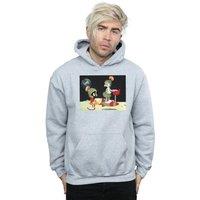 Looney Tunes Men's Bugs Bunny Spaced Hoodie in Grey | Size: Medium