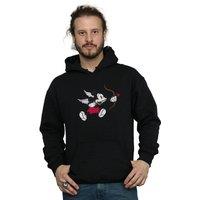 Disney Men's Mickey Mouse Love Cherub Hoodie in Black | Size: Medium