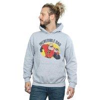 Disney Men's The Incredibles Bob Parr Incredible Dad Hoodie in Grey | Size: 2XL