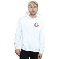 Disney Men's Daisy Duck Backside Breast Print Hoodie in White | Size: Small
