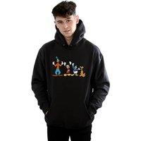 Disney Men's Mickey Mouse Friends Hoodie in Black | Size: 3XL