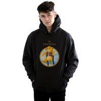 Disney Men's The Lion King Show Simba Hoodie in Black | Size: 3XL