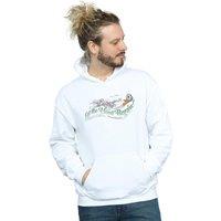 Tom & Jerry Men's Let The Hunt Begin Hoodie in White | Size: Medium