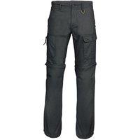 Kariban Men's Zip-off Multi-Pocket Work Trousers Pack of 2 in Black | Size: 3XL