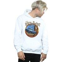Harry Potter Men's Flying Car Hoodie in White | Size: 4XL
