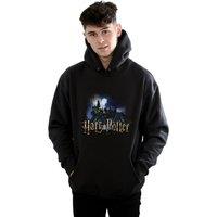 Harry Potter Men's Hogwarts Castle Hoodie in Black | Size: 3XL