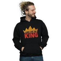 Disney Men's The Lion King Movie Long Live The King Hoodie in Black | Size: Large
