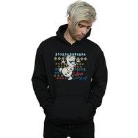 Disney Men's Frozen I Love Warm Hugs Hoodie in Black | Size: Medium