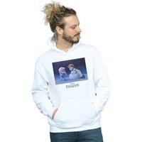 Disney Men's Frozen Build A Snowman Hoodie in White | Size: Small