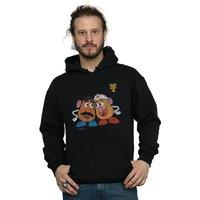 Disney Men's Toy Story 4 Mr & Mrs Potato Head Hoodie in Black | Size: Large