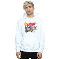 Disney Men's Toy Story 4 Duke Caboom King Of The Jump Hoodie in White | Size: Large