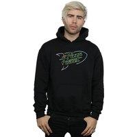Disney Men's Toy Story Neon Pizza Planet Hoodie in Black | Size: Medium