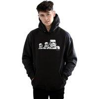 Disney Men's Star Wars The Rise Of Skywalker Troopers Band Hoodie in Black | Size: 2XL