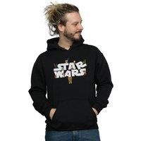 Star Wars Men's Kiddie Logo Hoodie in Black | Size: Small