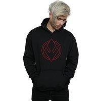 Star Wars Men's The Rise Of Skywalker Sith Order Insignia Hoodie in Black | Size: Medium