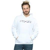 Star Wars Men's The Rise Of Skywalker R2-D2 Text Logo Hoodie in White | Size: Large