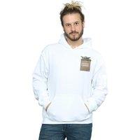 Star Wars Men's The Mandalorian Precious Cargo Faux Pocket Hoodie in White | Size: Medium