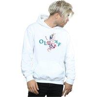 Disney Men's Frozen 2 Olaf Leaf Jump Hoodie in White | Size: 2XL