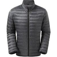2786 Men's Melange Padded Jacket in Charcoal | Size: Small