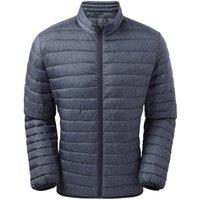 2786 Men's Melange Padded Jacket in Navy | Size: 2XL