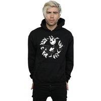 Disney Men's Nightmare Before Christmas Jack Bat Circle Hoodie in Black | Size: 2XL